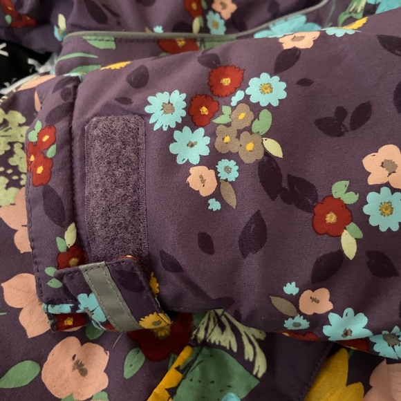 HANNA ANDERSSON snowsuit floral puffy jacket bunting waterproof botanical suit - Picture 6 of 7